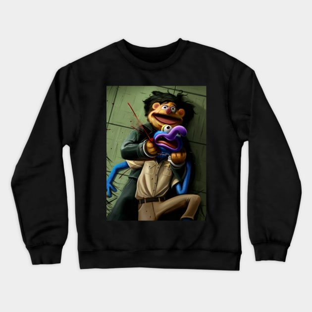 No Country for Old Muppets Crewneck Sweatshirt by danluvisiart